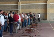 El Club de Tiro con Arco La Hoya organiza una concurrida tirada de la liga AVAB-IFAA